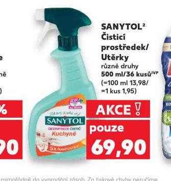 SANYTOL ISTC PROSTEDEK / UTRKY