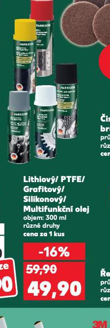 LITHIOV / PTFE / GRAFITOV / SILIKONOV / MULTIFUNKN OLEJ