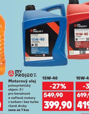 MOTOROV OLEJ 15W-40