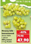HROZNY BÍLÉ BEZSEMENNÉ