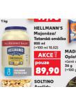 HELLMANN´S TATARSKÁ OMÁČKA, MAJONÉZA