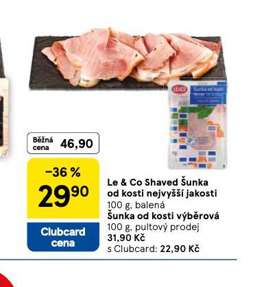 LE & CO SHAVED UNKA OD KOSTI NEJVY JAKOSTI