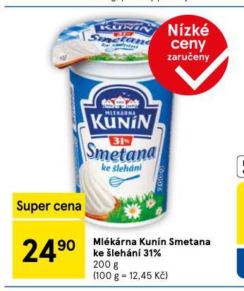 KUNN SMETANA KE LEHN 31%