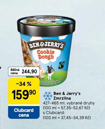 BEN & JERRYS ZMRZLINA