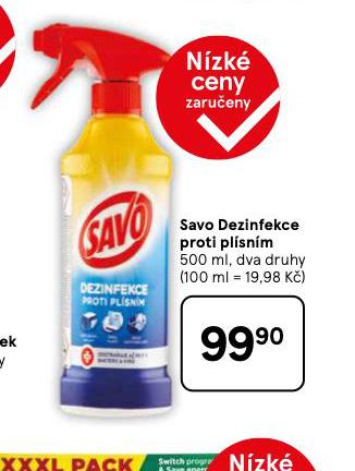 SAVO DEZONFEKCE PROTI PLSNM