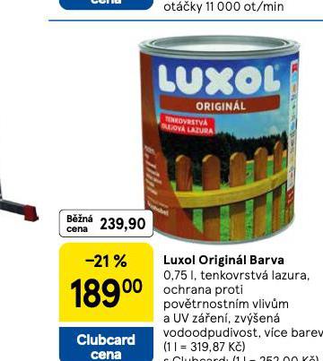 LUXOL ORIGINAL BARVA