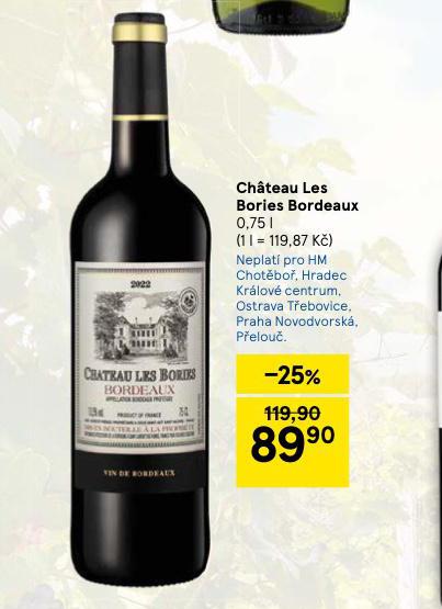 CHATEAU LES BORIES BORDEAUX
