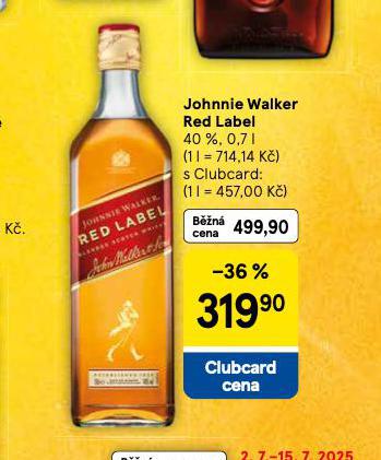 JOHNNIE WALKER RED LABEL
