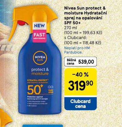 NIVEA SUN SPREJ NA OPALOVN