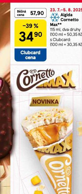 ALGIDA CORNETTO MAX