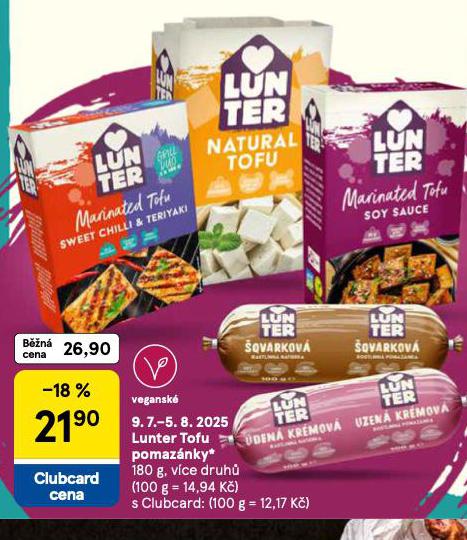 LUNTER TOFU POMAZNKY