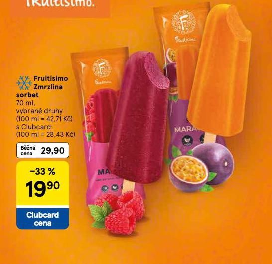 FRUITISIMO ZMRZLINA SORBET