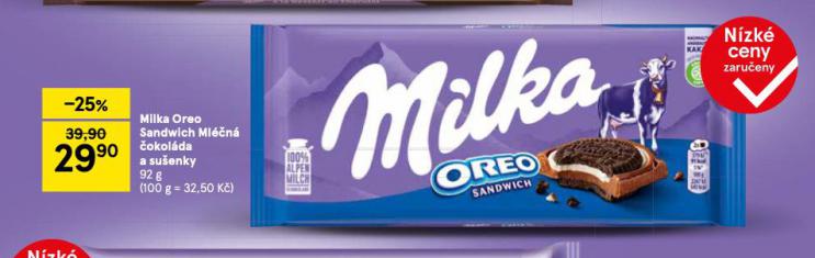 MILKA OREO SANDWICH MLN OKOLDA A SUENKY
