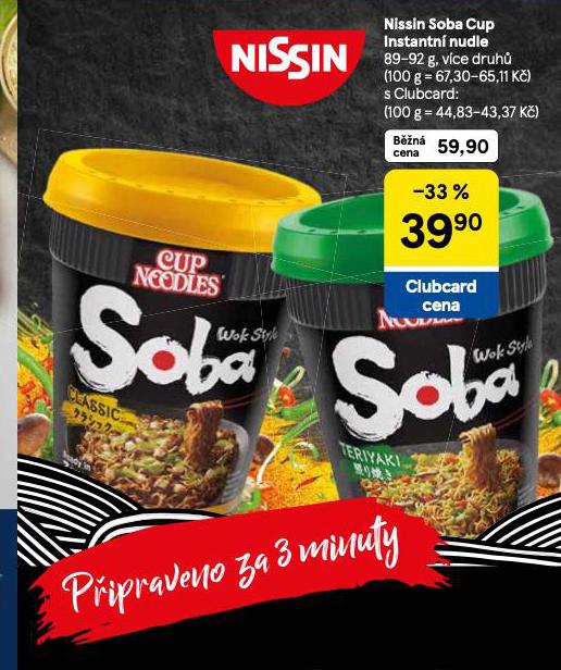 NISSIN SOBA CUP INSTANTN NUDLE