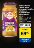 PATAK´S KORMA JEMNĚ PÁLIVÁ SMETANOVÁ OMÁČKA S KOKOSEM A AROMATICKOU SMĚSÍ KOŘENÍ