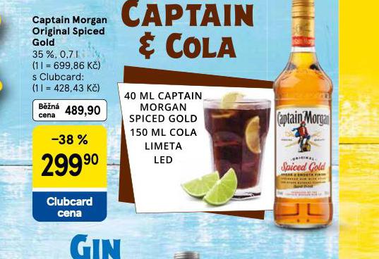 CAPTAIN MORGAN SPICED GOLD ORIGINAL
