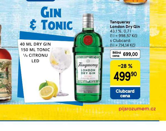 TANQUERAY LONDON DRY GIN