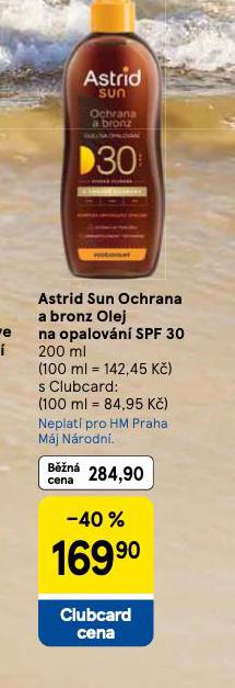 ASTRID SUN OLEJ NA OPALOVN