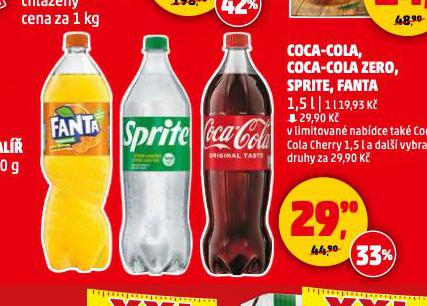 COCA COLA, FANTA, SPRITE