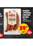 KLOBSY S PEENOU CIBULKOU NA GRIL
