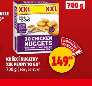 KUEC NUGETKY XXL PENNY TO GO