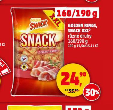 GOLDEN RINGS, SNACK XXL