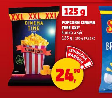 POPCORN CINEMA TIME XXL