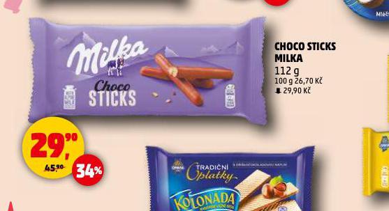 CHOCO STICKS MILKA