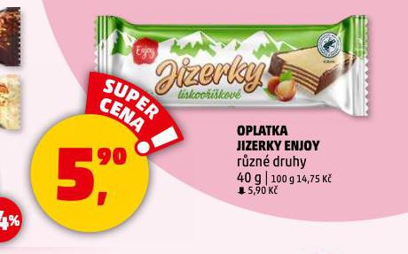 OPLATKA JIZERKY ENJOY