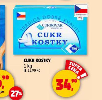 CUKR KOSTKY