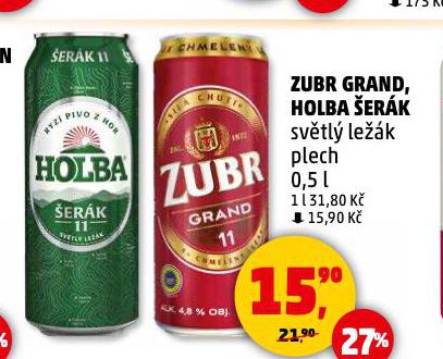 PIVO ZUBR GRAND