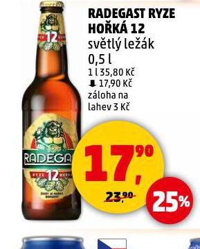 PIVO RADEGAST RYZE HOK 12