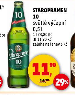 PIVO STAROPRAMEN 10