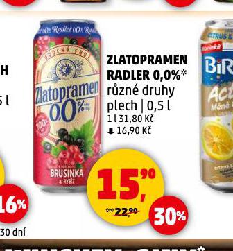 ZLAT BAANT RADLER 0,0%