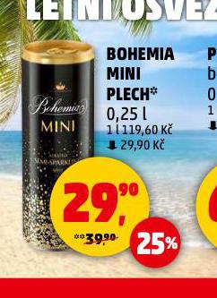 BOHEMIA MINI PLECH