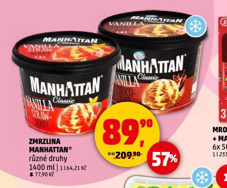 MANHATTAN ZMRZLINA