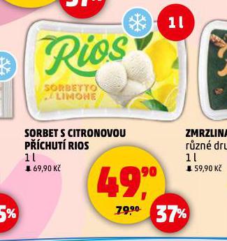 SORBET S CITRONOVOU PCHUT RIOS