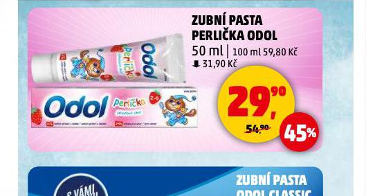 ODOL PERLIKA ZUBN PASTA