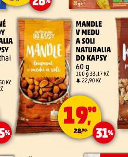 MANDLE V MEDU A SOLI NATURALIA DO KAPSY