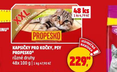 PROPESKO KAPSIKY PRO KOKY