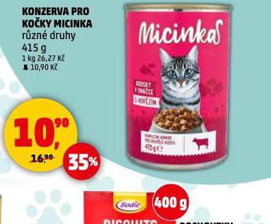 MICINKA KONZERVA PRO KOKY