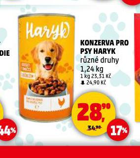 HARYK KONZERVA PRO PSY