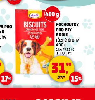 BODIE POCHOUTKY PRO PSY