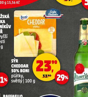 SR CHEDDAR 50% BONI