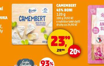 CAMEMBERT 45% BONI