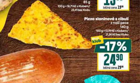 PIZZA SLANINA S CIBUL