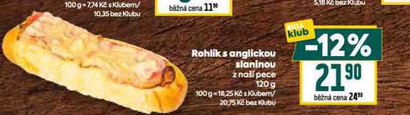 ROHLK S ANGLICKOU SLANINOU