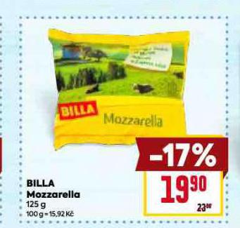 BILLA MOZZARELLA
