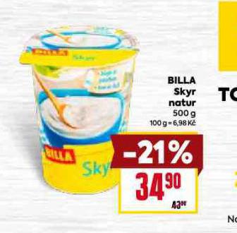 BILLA SKYR NATUR