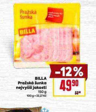 BILLA PRASK UNKA NEJVY JAKOSTI